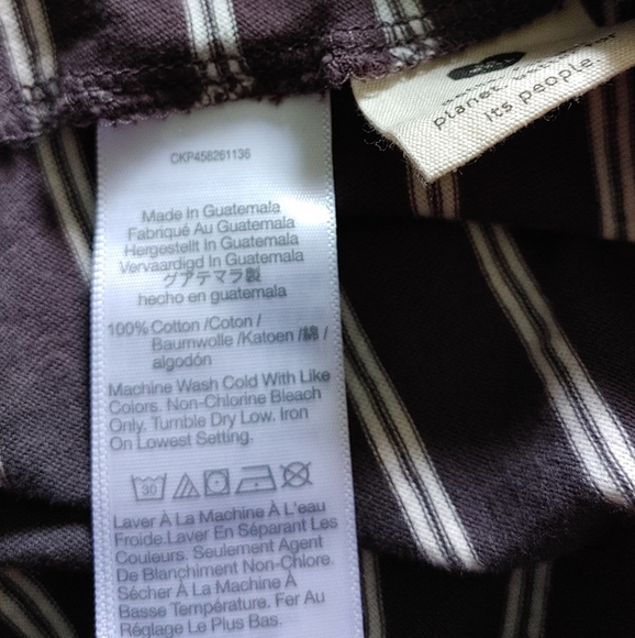 Madewell artichoke v-neck striped t-shirt SZ. S - Picture 6 of 6